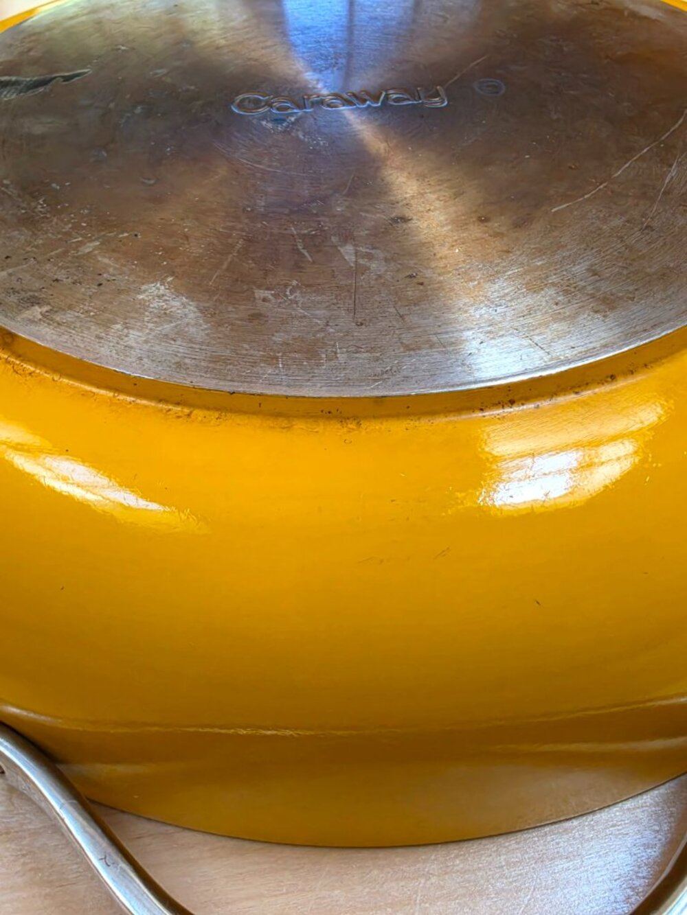 Caraway 12" Ceramic Fry Pan with Lid - EUC - Picture 9 of 12
